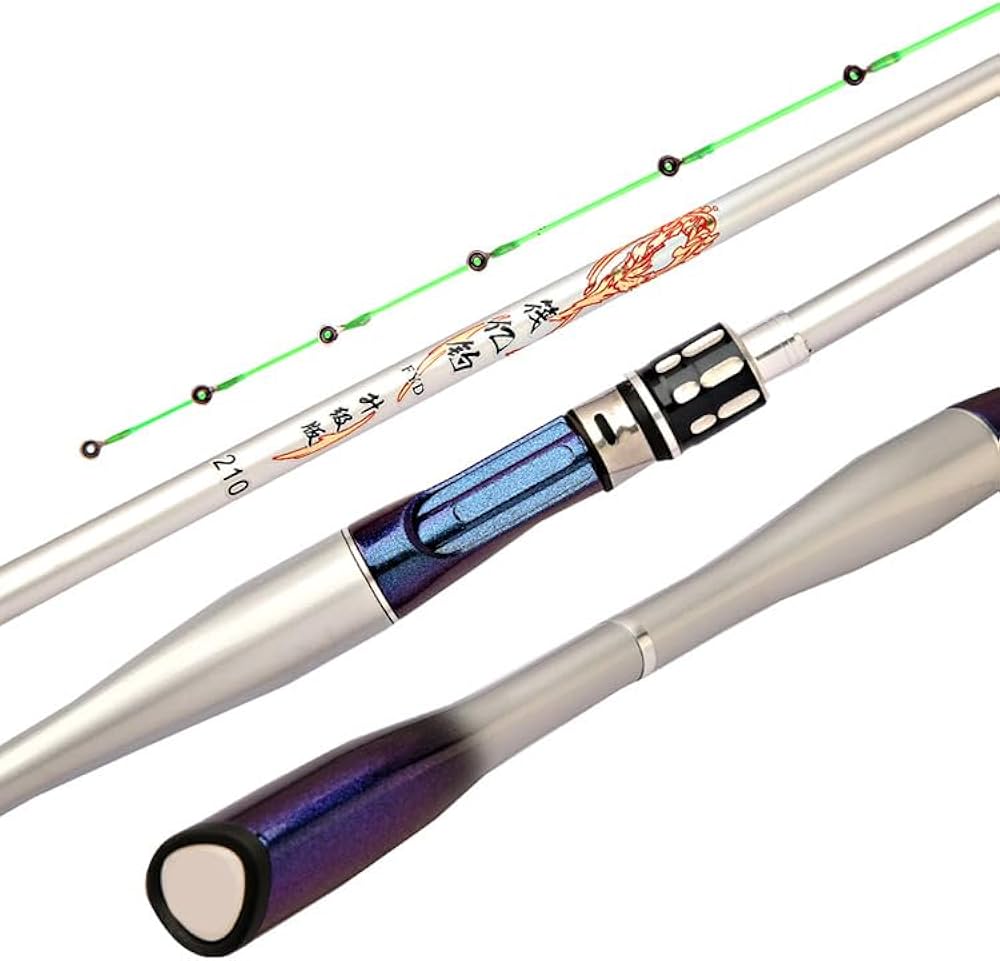 超極細穂先、クリスタルガイドの ヘチ竿 チヌ竿 印籠継 2本継 186cm和